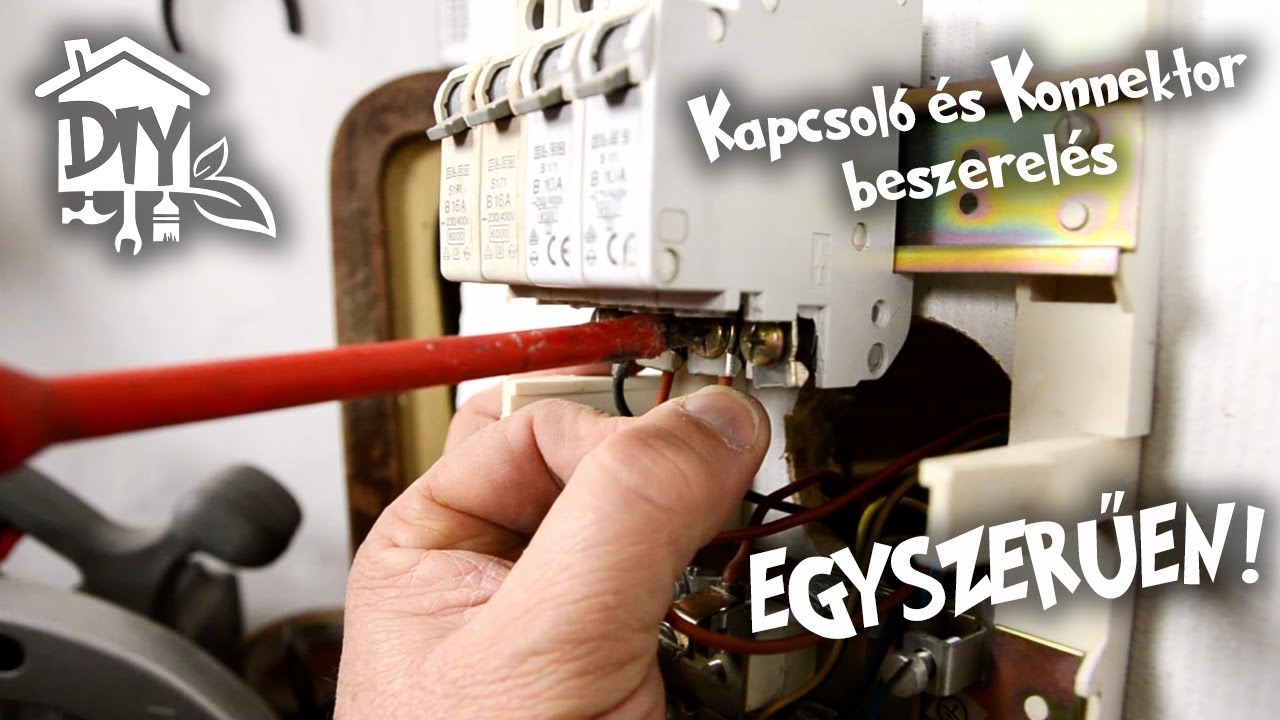 Kapcsoló és konnektor beszerelés egyszerűen | Green Cottage DIY - MUNKÁLATOK A HÁZ KÖRÜL