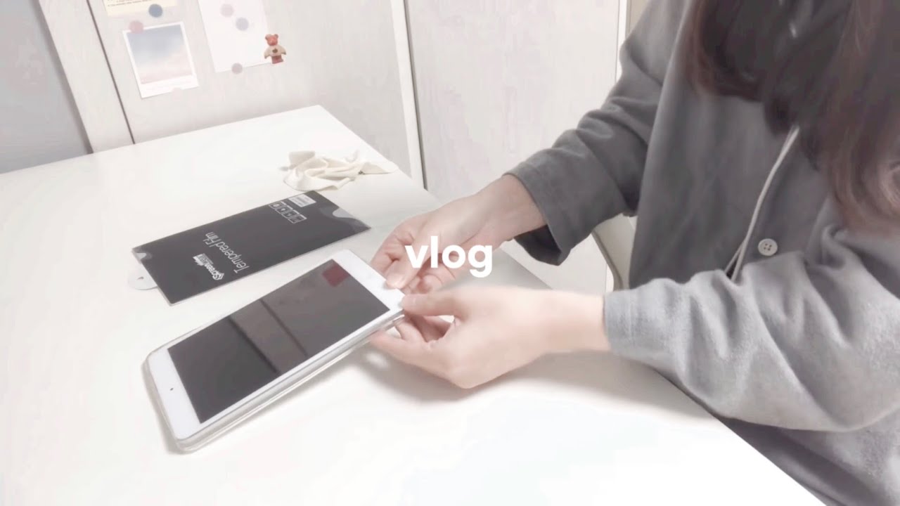 SUB) 집순이 Влог | 아이패드 케이스, 액정필름 언박싱하고 옷쇼핑하는 일상