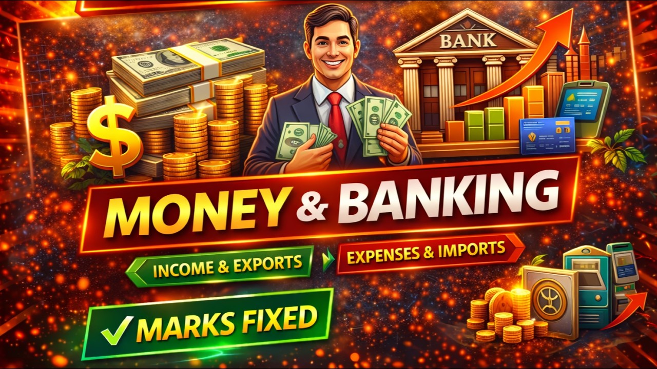 MONEY & BANKING ONESHOT in 15 mins.!! | full marks✅ | MACROECONOMICS | revision