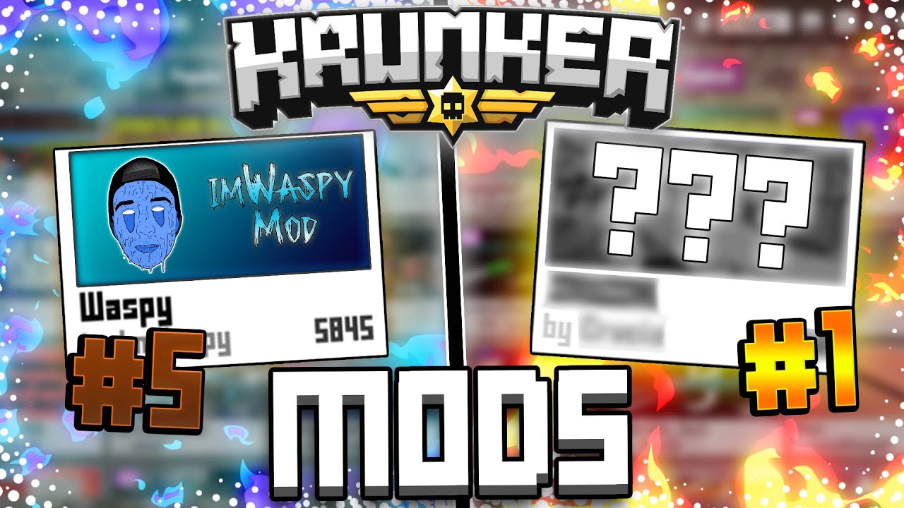 Top 5 Most POPULAR Mods in Krunker.io! (2020)