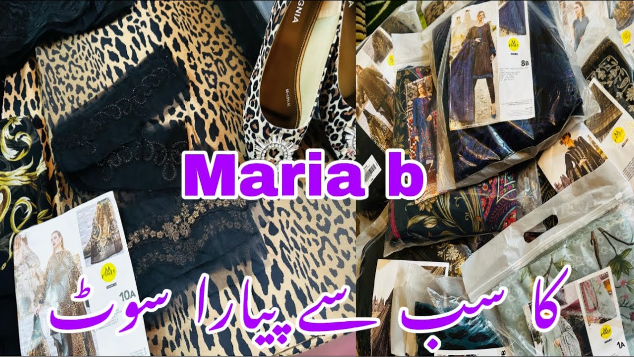 Maria b mprints linen collection 2023 || huge shopping haul