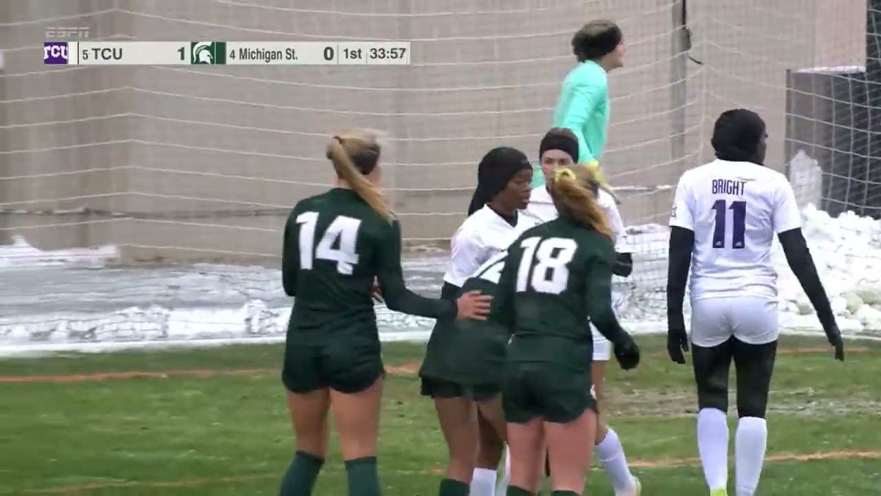 #5 TCU vs  #4 Michigan State (Second Round) | Women Soccer Nov 18,2022