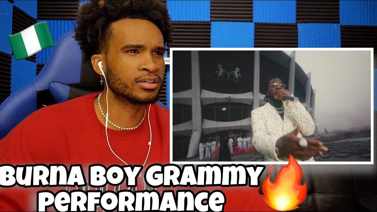 BURNA BOY GRAMMY PERFORMANCE REACTION!
