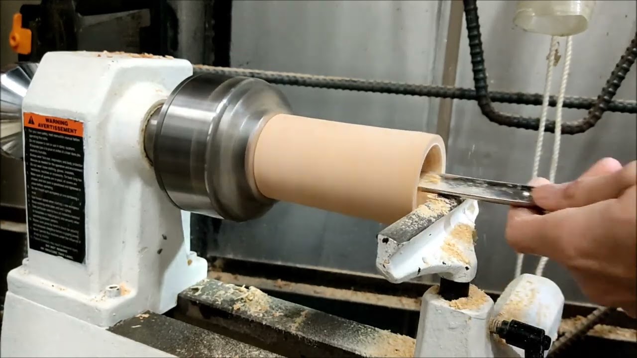 Woodturning - japanese cypress goblet■木工旋盤で作る桧のゴブレット■