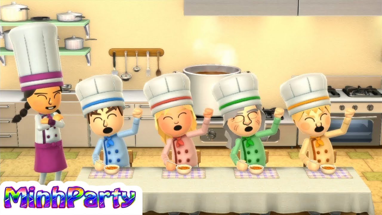 Wii Party U Minigames Gameplay Dojo Domination #50 @MINH PARTY U