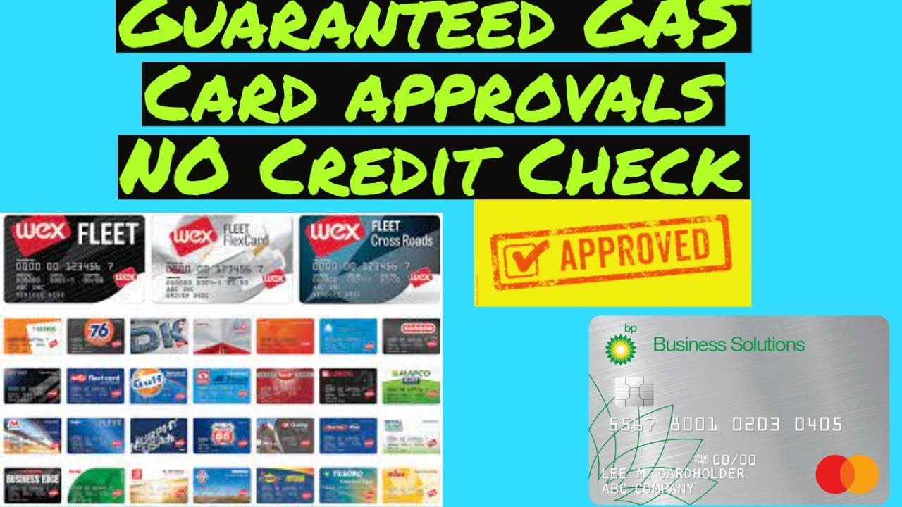 Guaranteed Net 30 GAS Card Approvals | No Credit Check