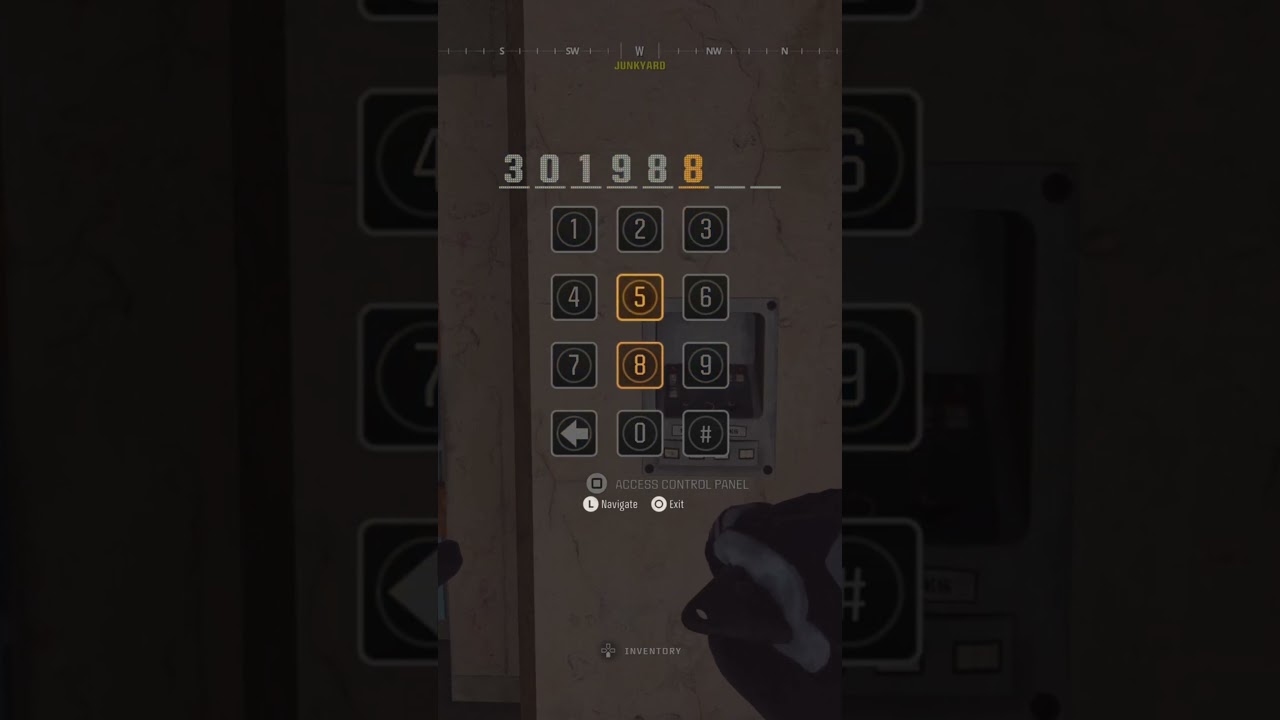 Verdansk Bunker 3 Code! #gaming #warzone #cod #trending