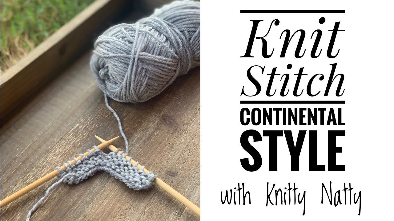 Knitty Natty | Учебные пособия | Базовый трикотажный узор (континентальный)