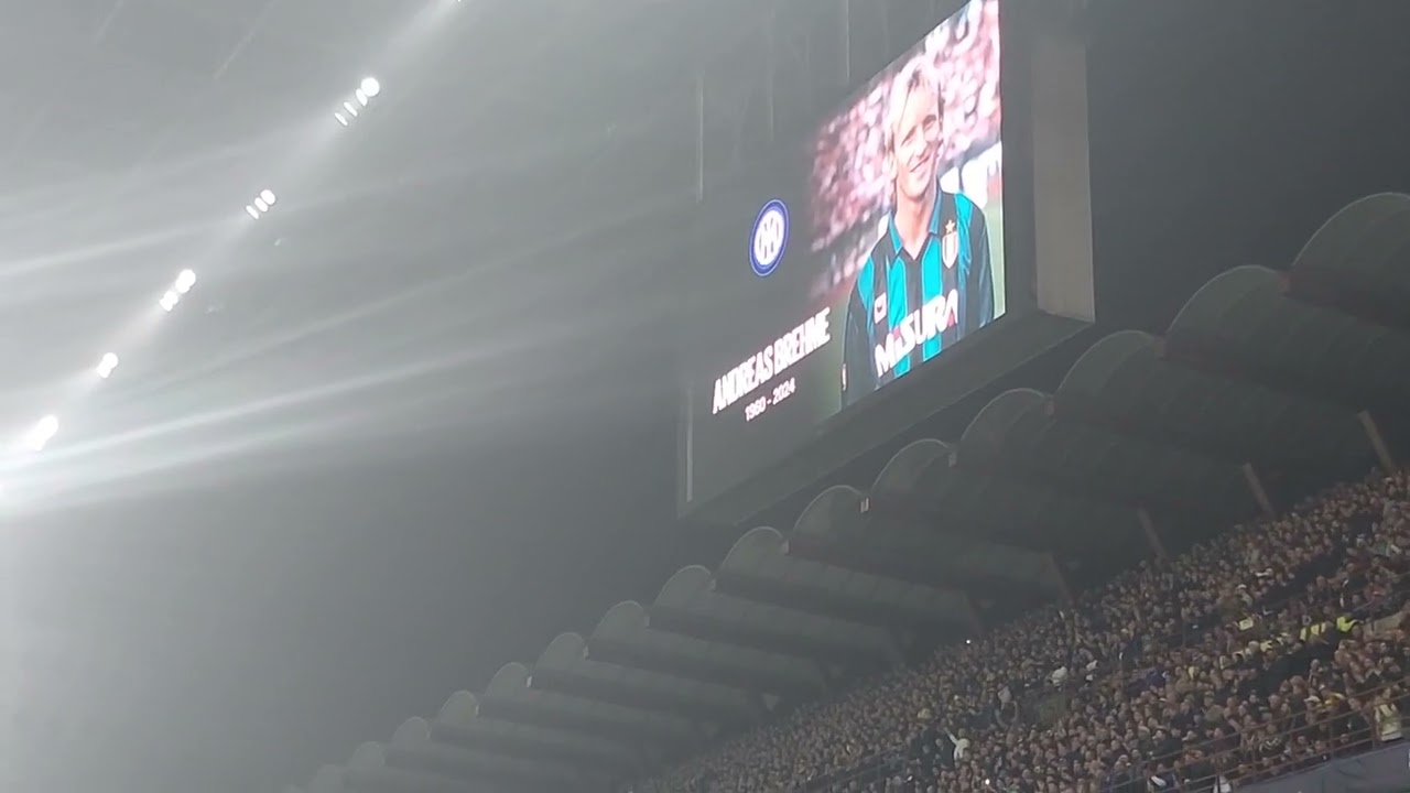 IL SALUTO DI SAN SIRO A ANDY BREHME! STANDING OVATION!