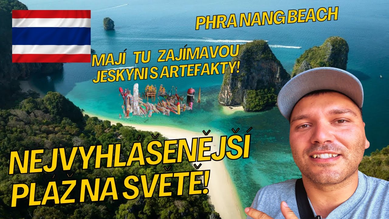 Navštívil jsem nejvyhlášenější pláž světa! Phra Nang Beach! THAJSKO🇹🇭