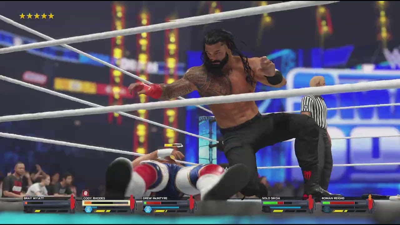 WWE 2K24 SmackDown Gauntlet Eliminator Universe Mode - Undisputed Universal Championship
