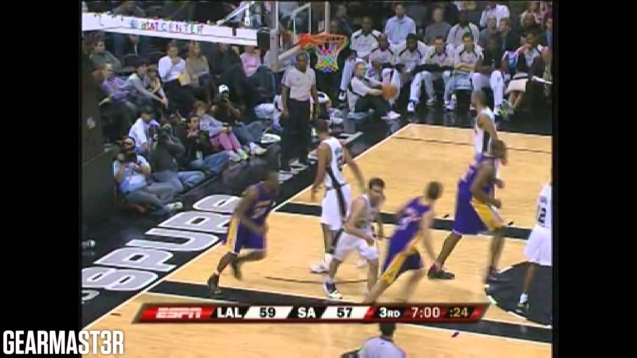Kobe Bryant - 34 points vs Spurs Full Highlights (2007.01.17) 2 Dunks on Duncan!