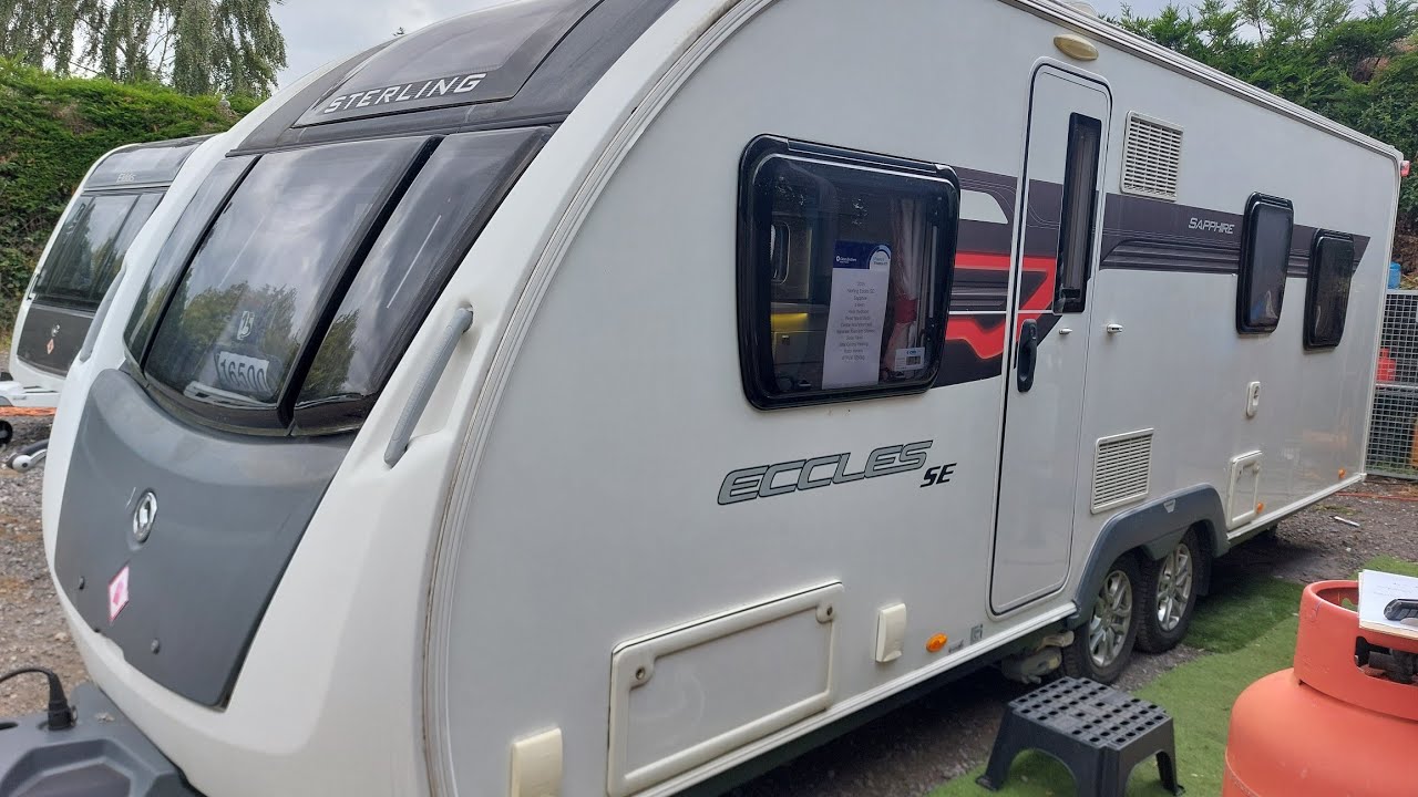 2015 Sterling Eccles SE Sapphire caravan 4 berth Twin axle End island bed Centre Washroom Review