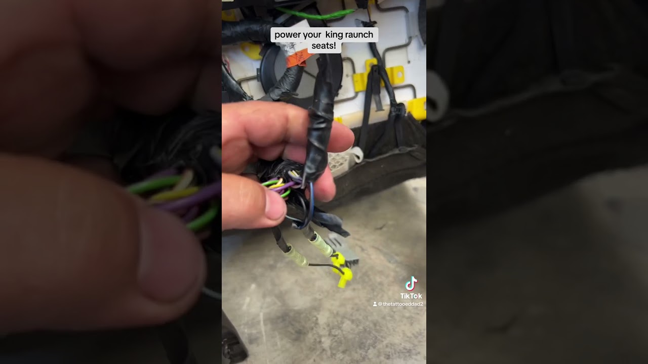 KING RAUNCH seat wiring for f250