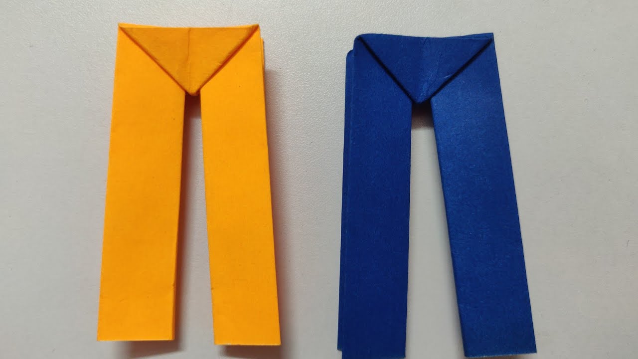 DIY Paper Pants 👖| Easy Origami | Paper Origami Shapes | DIY Origami Pants @Origami World