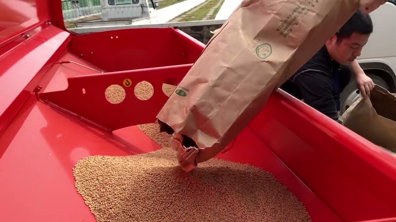 ドリルシーダー播種量調整