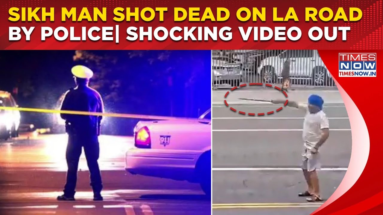 Bone-Chilling Footage Of Sikh Man With Machete On Los Angeles Road, Police's Shocking Body-Cam Video