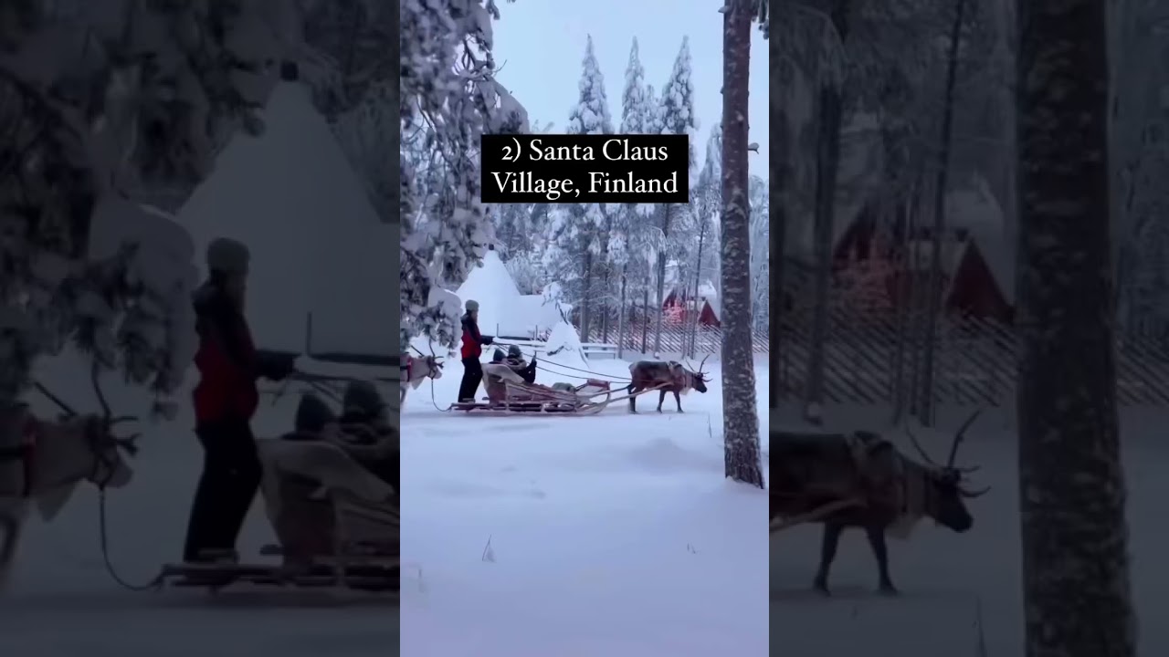 Best places in the world to celebrate Christmas . 
