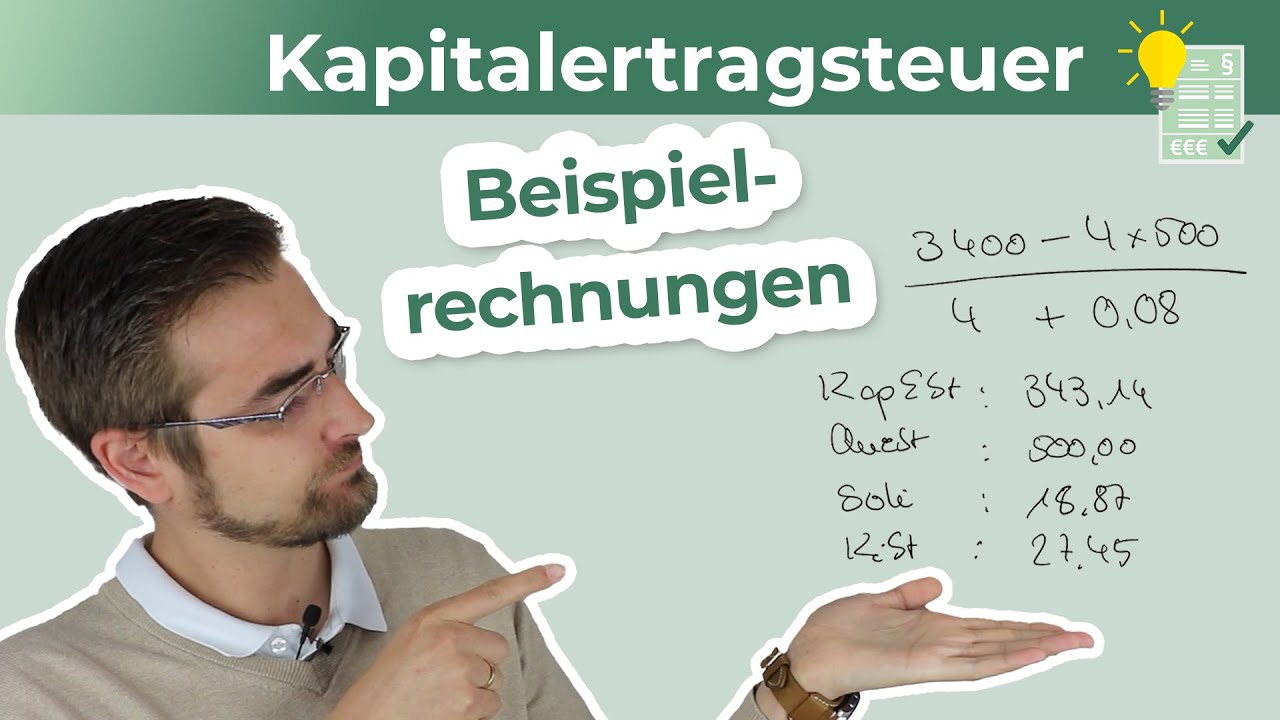 So berechnest du deine Kapitalertragsteuer