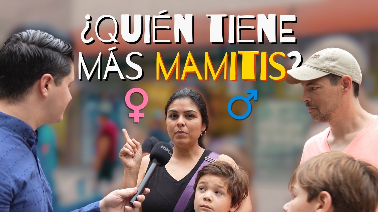 ¿Quién tiene más MAMITIS, los HOMBRES o MUJERES? | Terapia Callejera | Daniel Morales Psicólogo