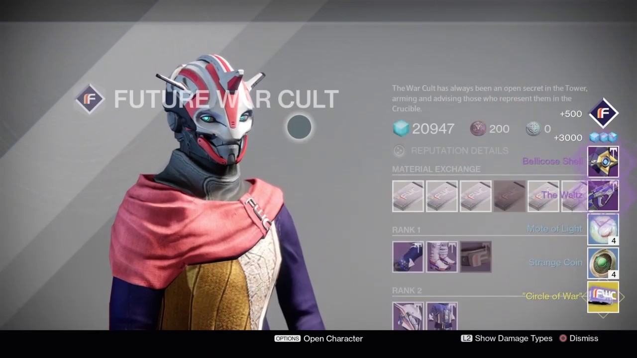 Destiny Texts | Champion of the Cult (Future War Cult - Faction Quest)