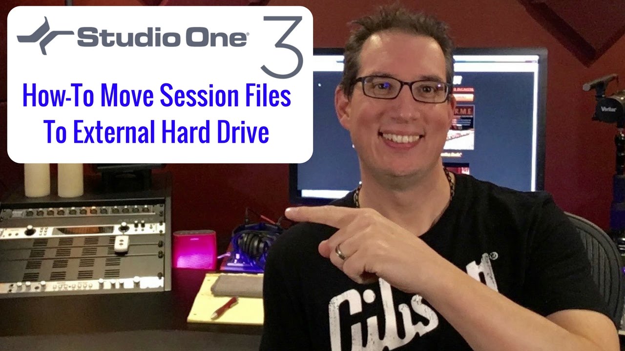 Presonus Studio One 3 - How to Move Session Files to an External Hard Drive