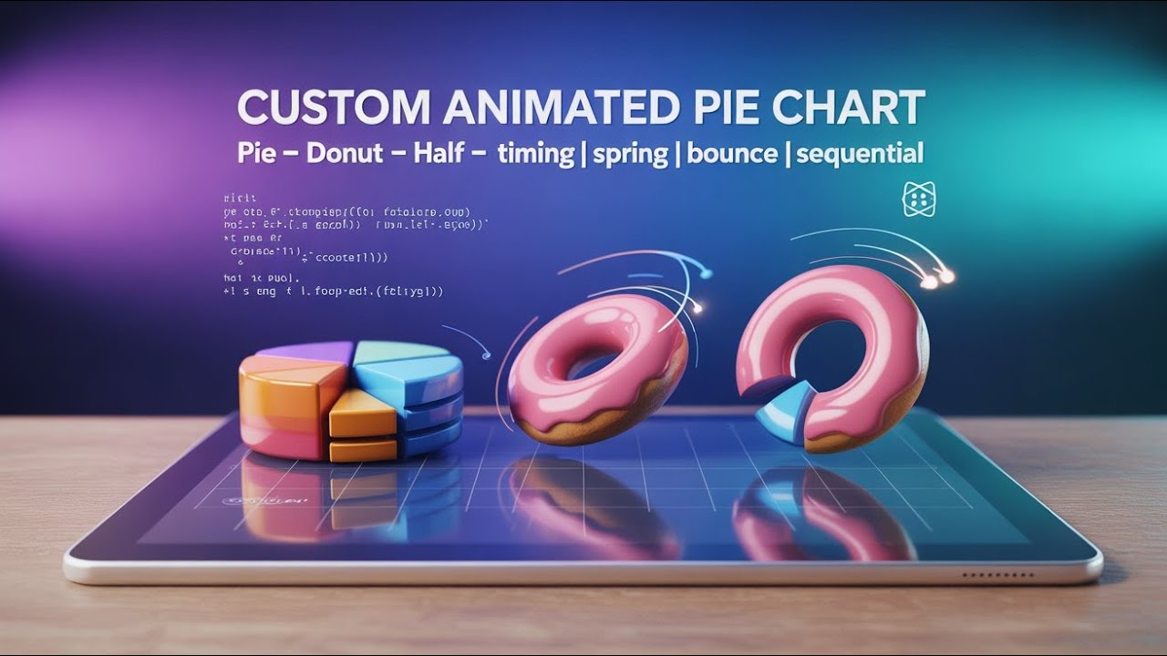 React Native Custom Animated Pie Chart | Pie, Donut & Half Variants with Reanimated
