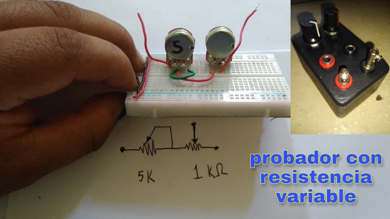Caja de resistencia variable para uso automotriz