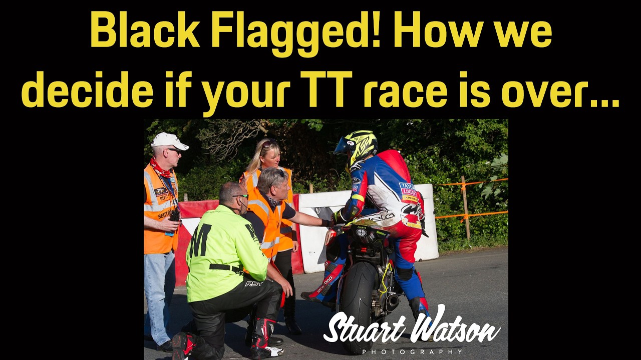 What's in the Backpack sir? | What Happens When You're Black Flagged at the TT