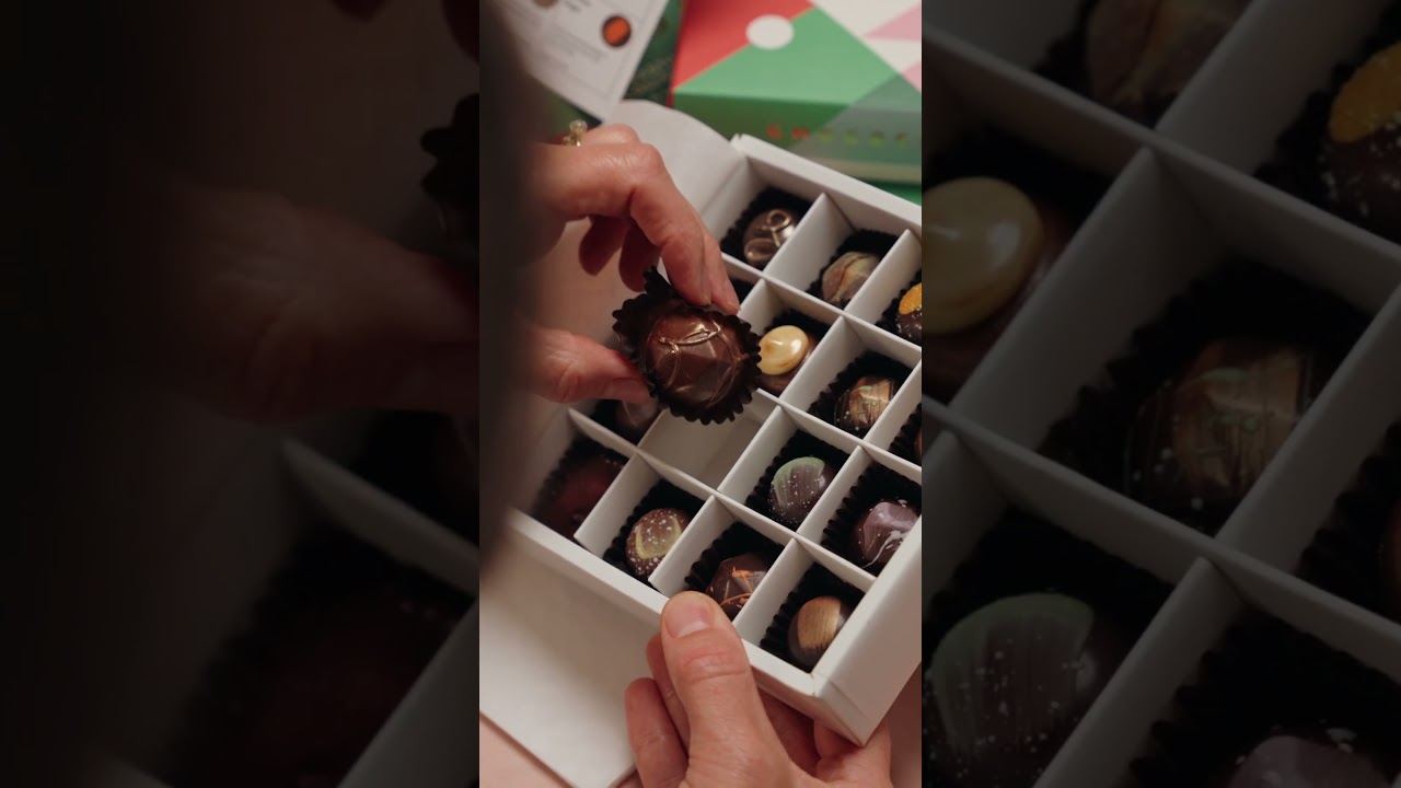 Handcrafted, artisan chocolates filled with seasonal flavours #christmas #chocolate #ethical