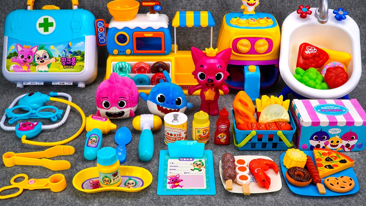 Satisfying Unboxing & Review Miniature Pinkfong Cooking Playset | ASMR