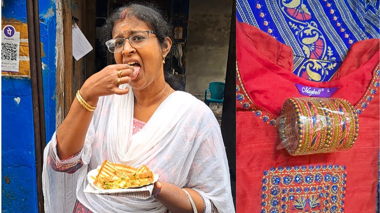 Dress க்கு Match ஆ Bangles வாங்கணுமா இங்க வாங்க  | Fancy Bangles | Sowcarpet | VLOG