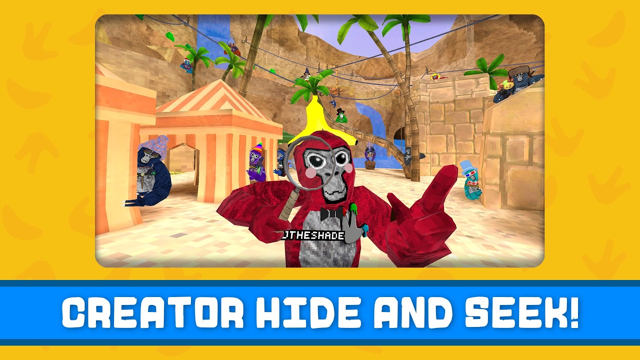 Creator Hide and Seek! - Gorilla Tag Live