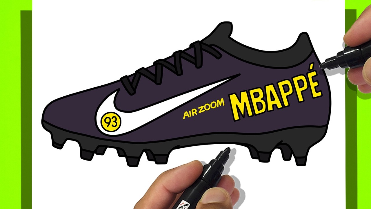 How to Draw MBAPPÉ Nike Mercurial - BOOTS Soccer Cleats⚽2026