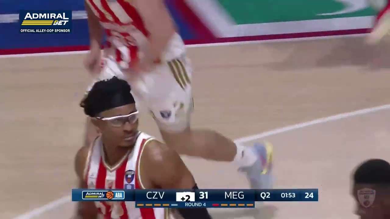 Moneke flying through the Belgrade sky (Crvena zvezda Meridianbet - Mega Superbet, 25.10.2025)