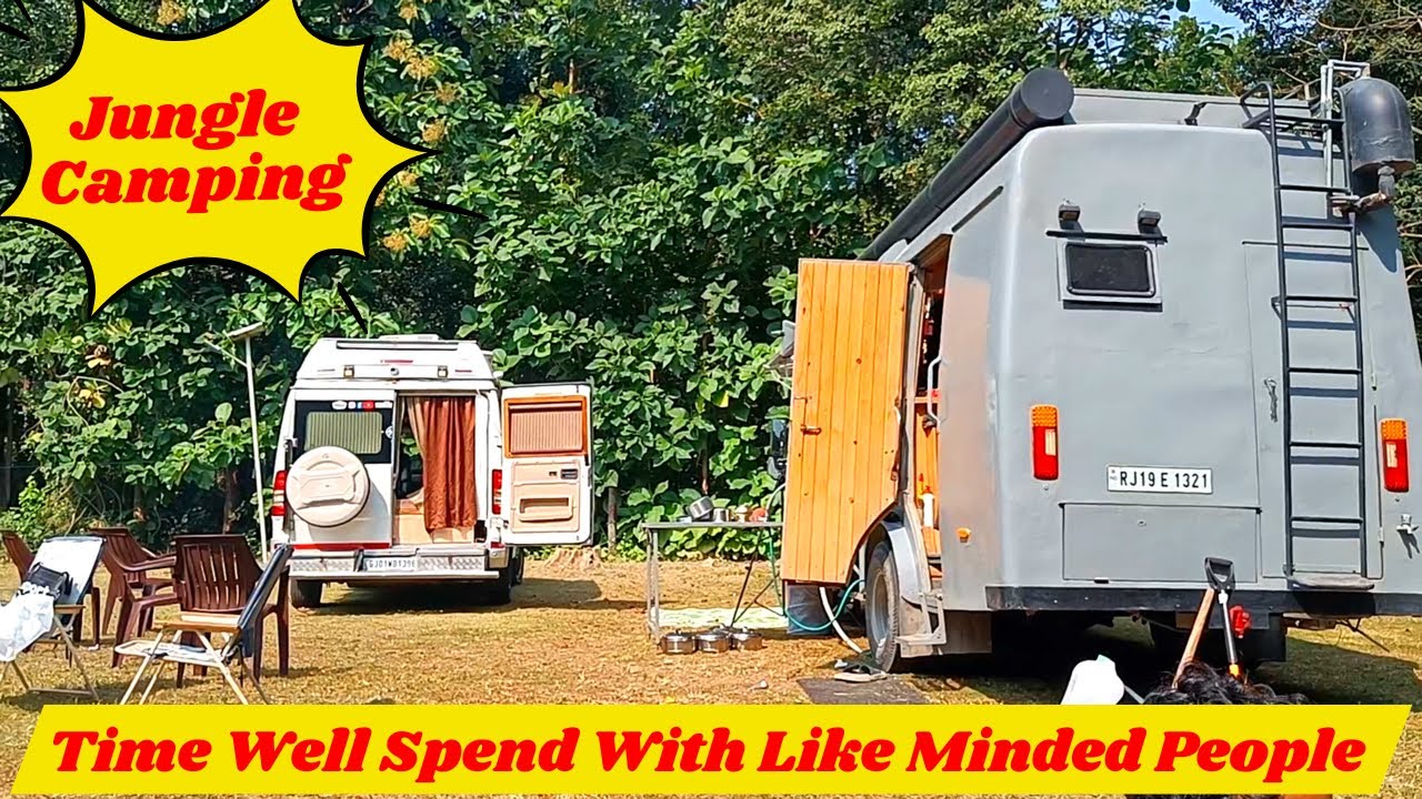 Jungle Camping - Break from routine #campervan  #caravan #vanlife