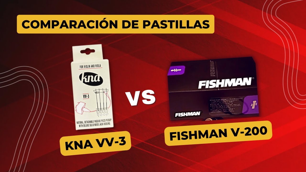 ¿Cuál pastilla para violín comprar? 🎻  Fishman V-200 vs KNA VV-3