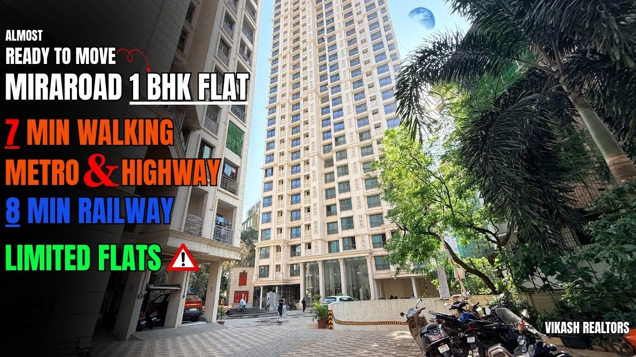 Ready to move | 1bhk flat in Mira Road | for sale | Near Metro & Highway | Modern Amenities | Mumbai