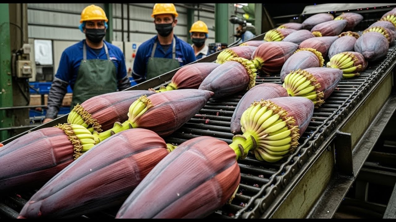 Inside a Rough, Old School Banana Blossom Processing Factory You&rsquo;ve Never Seen Before