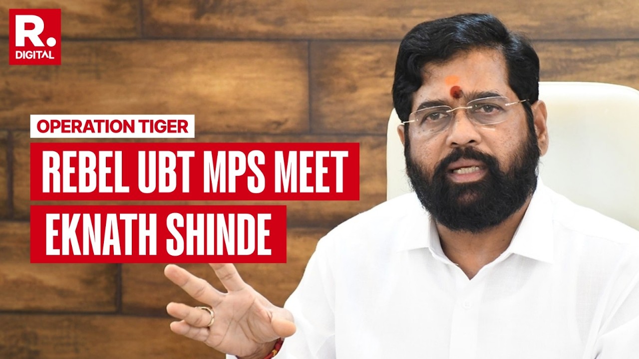 Operation Tiger Underway: Uddhav Sena Rebel MPs Meets Eknath Shinde At Hotel In Delhi