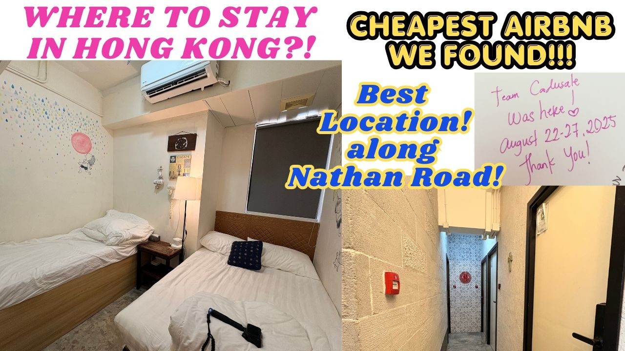 WHERE TO STAY IN HONG KONG | HONG KONG AIRBNB ROOM TOUR | BUDGET STAY | PRICE REVEAL | AUGUST 2025