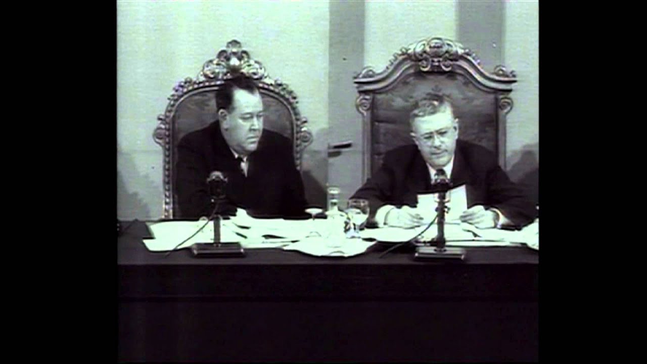 H.V. Evatt, President of the GA on the adoption of the Genocide Convention -- 1948