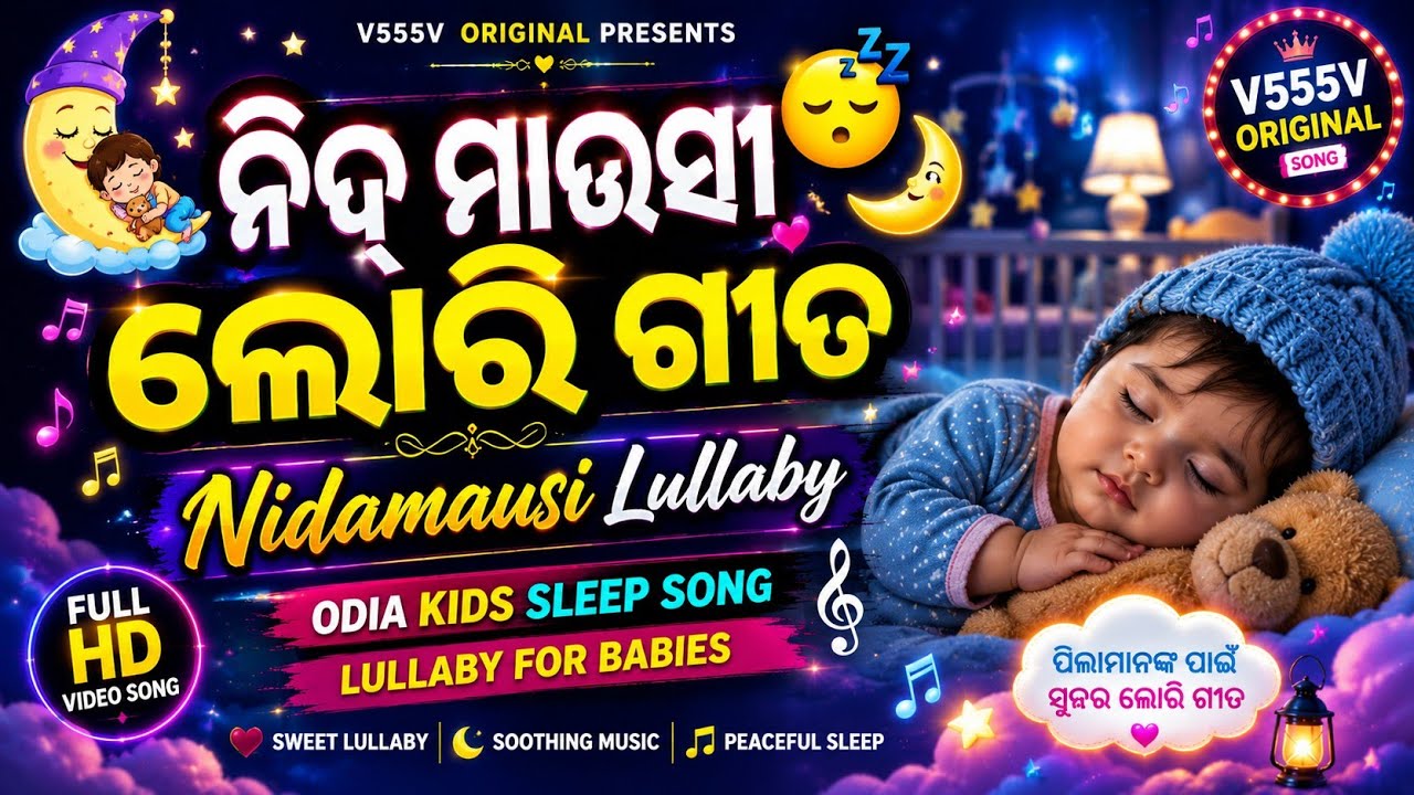 Nidamausi Lullaby - Part 6 Odia Kids Sleep Song