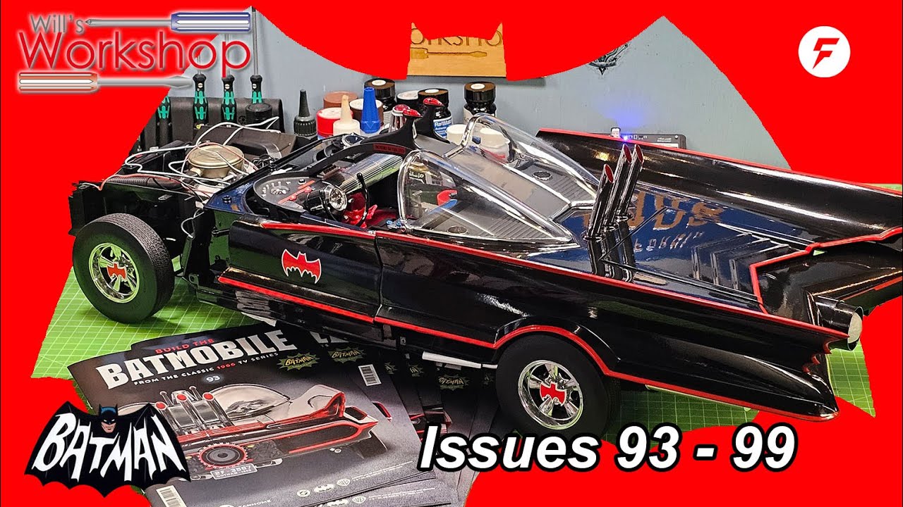 1966 Batmobile build 1:8 Scale - Pack 18 - Issues 93 - 99
