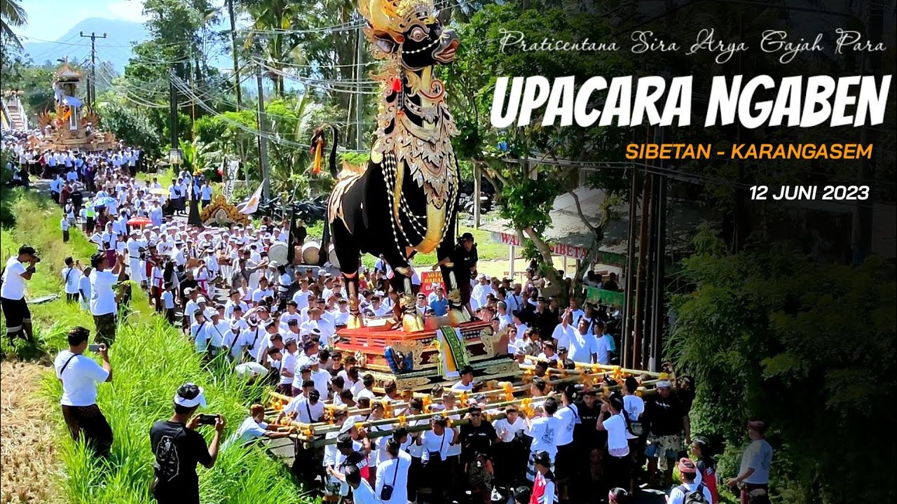 LEMBU BIG SIZE DIARAK MENUJU SETRA ‼️ Ngaben Sibetan Karangasem