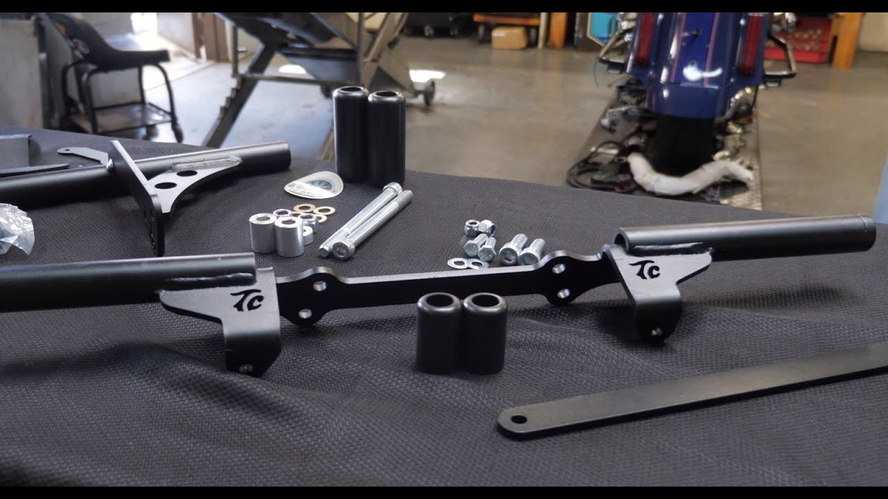TC Bros. Dyna Crash Bar Install How To By: Senders Only Garage