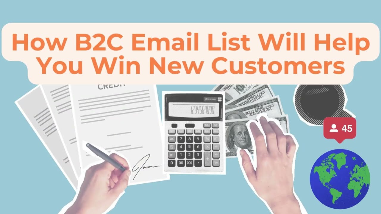 B2C Email Lists | WhatsApp Telephone Mobile Number List