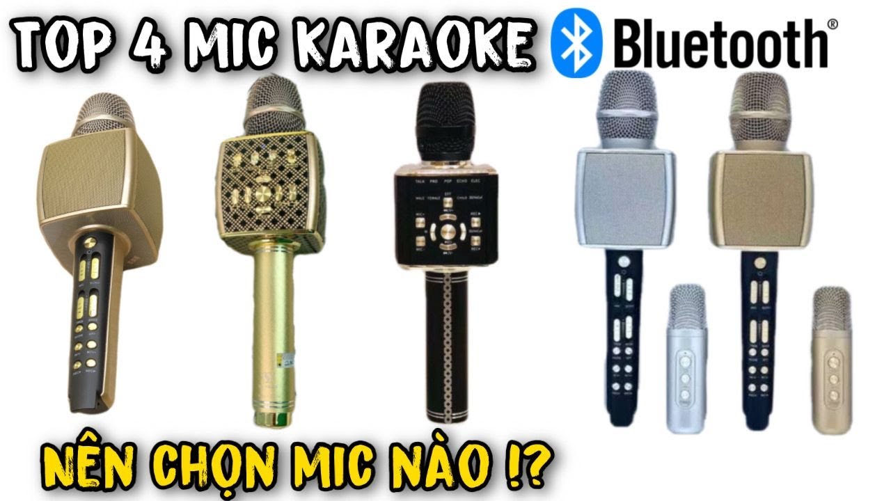 Top 4 Micro karaoke Bluetooth tốt nhất hiện nay/ Nên chọn micro bluetooth nào hay- Ken Audio Tư vấn