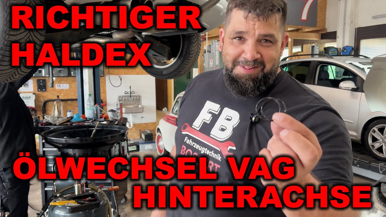 🔧 Richtiger Haldex-Ölwechsel – so bleibt dein Allradantrieb zuverlässig und langlebig! 🚗💧VAG VW Audi