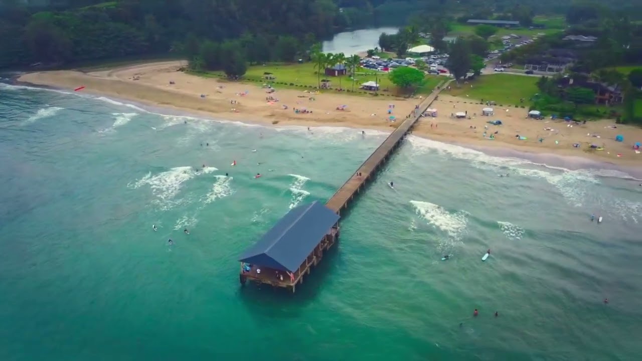 Hanalei Bay Pier 2-19-22 SDIB ~ Where's That Girl